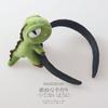 Muñeco de dinosaurio de dibujos animados, linda diadema, popular en Internet coreana, súper linda cuerda para el cabello, horquilla de felpa, broche exquisito, accesorio para el cabello