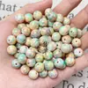 Luz de Palacio Vintage Estilo Francés Lujo Ligero Barroco Pintura al Óleo Cuentas de 12 mm Pulsera DIY Colgante para Coche Cuentas Sueltas con Agujero Recto