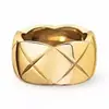 Anillo Coco Chanel con Tachuelas de Diamantes Versión de Alta Gama con Diamantes Diagonales y Patrón Estrellado, Anillo Liso de Banda Ancha y Estrecha, Apilable, Oro Rosa de 18K