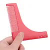 Pente para barba ferramenta de cuidados escova de barba pente plano para barba masculina atacado cuidados com o cabelo comércio exterior modelo de corte de cabelo para estilizar pente