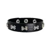 Pulsera de Hueso de Calle Americana Sexy Subcultura Estilo Punk Pulsera Diseño Lindo de Nicho Pulsera de Cuero