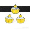 Acessórios de Joias de Liga de Frutas com Gotejamento de Óleo de Desgaste 8mm Pulseira DIY Acessórios de Contas Feitos à Mão
