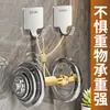 Ganchos de Aço Inoxidável, Ganchos de Parede Adesivos Fortes Sem Furos para Banheiro, Cozinha e Armazenamento na Parede do Banheiro