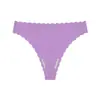 Serie de Tangas de Encaje Ondulado Zeriluna Sin Costuras de Tiro Bajo Suaves y Cómodos para la Piel Moda