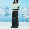 Pantalones de Exterior a Prueba de Tres Elementos para Otoño e Invierno, Adecuados para Senderismo y Esquí, Pantalones Largos de Pareja, Moda Americana de Calle, Pantalones Largos Casuales Sueltos
