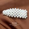 Horquilla de perla con palabra simple, nuevo estilo coreano, flequillo lateral, pinza para adultos, pinza BB, horquilla, tocado para mujer