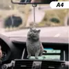 Gato y Perro de Globo Coloridos Decoración Animal Colgante para Espejo Retrovisor de Coche Colgante Plano Llavero de Mochila Accesorios Colgante