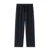 Pantalones largos rectos de pierna recta 330 mismo estilo otoño e invierno para hombre y mujer gruesos más 2025 pantalones casuales transfronterizos terciopelo de finales de otoño nuevo estilo