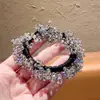 Super Hada Goma para el Cabello con Perlas de Cristal para Mujer Sensación de Alta Gama Perlas Millet para Moño Cola de Caballo Alta Elasticidad Cuerda para el Cabello Nuevo Estilo