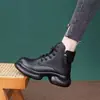 Botas Martin Retro Plus de Terciopelo Cálido Estilo Británico que Aumentan la Altura para Mujer 2026 Nuevo Estilo Otoño/Invierno Botines Cortos Versátiles y Elegantes