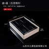 Caja de embalaje de madera desechable para lonchera, caja de embalaje para pastelería y sushi, caja cuadrada para plato de sashimi para llevar, caja de madera