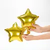 Plato ligero de 10 pulgadas estrella de cinco puntas monocolor globo de aluminio venta al por mayor fiesta de celebración boda decoración de estrella pequeña gas