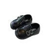Zapatos de Cuero Retro para Niños 2026 Primavera/Otoño Nuevos Zapatos Individuales para Niñas Mocasines para Niñas Pequeñas Estilo Británico Zapatos de Bebé Modernos