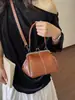 Bolso de Mujer Novedoso con Concha de Moda, Nuevo Bolso de Mano Versátil Estilo Coreano, Bolso de Hombro Cruzado con Solapa Texturizado de Moda