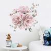 Fanqi novo FX-B109 quarto corredor cabeceira rosa grande peônia decoração de parede adesivo de parede