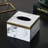 Caixa de Lenços de Luxo Personalizada para Mesa de Centro da Sala de Estar, Porta-Lenços de Couro para Casa, Hotel, Restaurante, com Logotipo