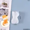 Poppy Molde de Resina de Cristal DIY Modelo de Cuerpo Humano Realista Masculino y Femenino Soporte de Exhibición Accesorios Molde de Silicona