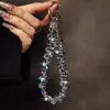 Cadena de Teléfono Destellante de Celebridad de Internet de Moda Nueva Cadena de Teléfono Cadena de Muñeca de Cristal Accesorios 2023 Accesorios para Bolsos Tendencia Clave