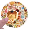 105 lindas pegatinas de graffiti de postres realistas decorativas para refrigerador patineta taza pegatinas de personalidad DIY fabricantes al por mayor