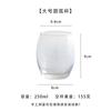 Vaso Creativo para Velas de Aromaterapia Portavelas de Vidrio para el Hogar Vaso Transparente para Velas con Tapa Vaso Portavelas Romántico para Interior
