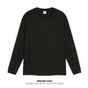 2024 outono e inverno comércio exterior novo algodão masculino cor sólida manga comprida t-shirt moda masculina casual solta manga comprida t-shirt