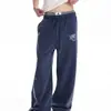 Calça Esportiva de Moda Outono 2026, Calça de Moletom Wide-Leg Slim Fit, Calça Casual Masculina, Calça Versátil Solta de Perna Reta