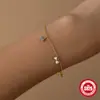 Plata Esterlina S925 Colgante Creativo de Gota de Agua Lazo Pulsera Geométrica Venta Caliente AliExpress Lujo Ligero Diamante Joyería Elegante