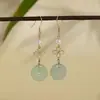 Ping An Fivela Brincos Brincos Banhados A Prata Antigo Novo Estilo Chinês Feminino 2024 Nova Chegada Brincos Brincos Brincos Brincos Brincos de Presente para Mulheres