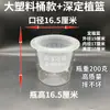 Vaso Hidropônico Transparente de Plástico Cilíndrico com Cesta de Plantio Pode Cultivar Frutas, Vegetais, Feijões, Sementes, Flores e Plantas Verdes