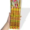 Incienso Budista sin Humo Venta Caliente al por Mayor 5 cm 19 Varillas Incensario Hexagonal de 4 Hilos Cinco-en-Uno Ocho Direcciones Atrae Riqueza Varilla de Bambú Recubierta de Oro Incensario