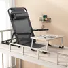Silla de Asiento de Cama sin Patas con Respaldo Dormitorio Universitario Persona Perezosa Sillón de Juego Sofá Taburete Marco de Soporte