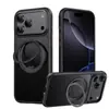 Funda de Cobertura Total para Botón de Cámara Compatible con Apple 18 Pro Max Soporte Magnético Funda para Teléfono iPhone 17 Cubierta Protectora