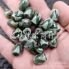 Cuentas de Arroz Marrones de Tres Ojos, Cuentas Sueltas de Jade, Dientes de Tigre con Carácter Verde, Cuentas Dzi de Tres Ojos, Cuentas de Arroz, Cuentas para Joyería Ovaladas de Passepartout