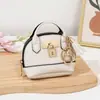 Nova Mini Bolsa de Concha Chaveiro Portátil Bolsa para Guardar Batom Fones de Ouvido Bolsa de Moedas de Mão Pingente