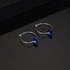 Plata esterlina s925 pendientes encantadores temperamento femenino pendientes de Corea del Sur pendientes de lujo ligero celebridad de Internet estudiante lindo simple combinable