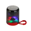 Altavoz Bluetooth Inalámbrico Modelo Nuevo Transfronterizo Tg314 Portátil para Exteriores Luz LED Insertable en Tarjeta USB Transparente Subwoofer