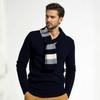 2025 Exclusivo de Comercio Exterior Suéter de Punto Grueso Otoño e Invierno para Hombre, Capa Base Casual Juvenil, Top Cálido de Moda para Hombre
