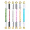 Bolígrafo de Esponja para Estampado de Nail Art con Pedrería, Bolígrafo Degradado, Mini Herramienta, Bolígrafo de Silicona, Nail Art con Glitter