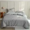 Funda de almohada de color liso Tencel LF Lenzing de 100 unidades, sábana bajera individual, sábana encimera, funda nórdica de Lyocell sedosa fresca para verano