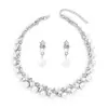 Juego de Collares Gargantilla Corta Versátiles de Perlas Artificiales para Bodas Transfronterizas, Juego de Collares Gargantilla Exagerados y Elegantes, Exquisitos Accesorios de Banquete
