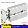 Cilindro de haste dupla compacta dupla tipo SMC CXSJM6-10-15-20-25-30-35-40-45-50