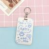Estuche Creativo para Tarjeta de Estudiante Tarjeta de Comida Tarjeta de Autobús Tarjeta de Entrega Estuche Protector para Guardería Estuche para Tarjeta de Pecho Correa Retráctil