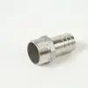 Conector Externo Sextavado de Aço Inoxidável 304 Aço Inoxidável para Perfuração e Rosqueamento Conector Pagoda de Aço Inoxidável Conector Sextavado de Couro