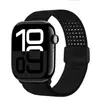 Adequado para Pulseira Apple Watch Applewatch7/8/9 Malha Elástica de Nylon Fivela Magnética Pulseira Iwatchs10