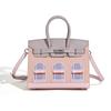 Bolso Nuevo Estilo 2024 Bolso de Casa de Moda Bolso Platino Bolso de Mano Versátil de Alta Gama Bolso de Cuero a la Moda para Mujer Sensación de Alta Gama