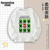 Camiseta de Manga Larga de Minecraft para Niños, Ropa de Algodón, Ropa Infantil de Minecraft, Camiseta Interior de Creeper para Niños para Otoño
