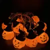 Fio de Luz de Halloween Transfronteiriço Aranha Crânio Luz Decoração de Feriado Luz de Atmosfera Luz para Layout de Cena Externa Lanterna de Abóbora