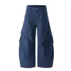 Yidao Vintage 2026 Primavera Nuevo Estilo Americano Diseño de Corte Tridimensional Pantalones Holgados de Pierna Ancha Curvos Pantalones de Trabajo Unisex