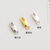 Prata de Lei S925 Fivela Quadrada Garra de Lagosta Fivela Feita à Mão Acessórios para Pulseira DIY Fivela para Colar de Prata Fivela para Pulseira Fivela Quadrada Longa