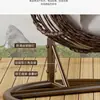 Silla Cesta Colgante Columpio de Interior Silla Colgante de Balcón Hamaca de Ocio Columpio Doble Cesta Colgante de Patio Silla de Ratán